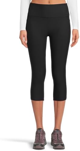 Skechers Women's Go Walk Rib Capri, Bold Black