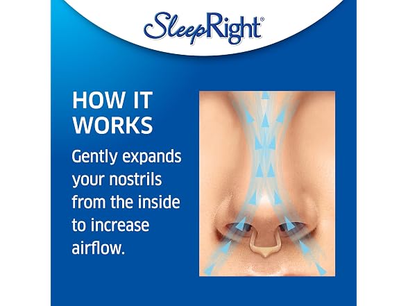 SleepRight Nasal Breathe Aid Comfortable Nasal