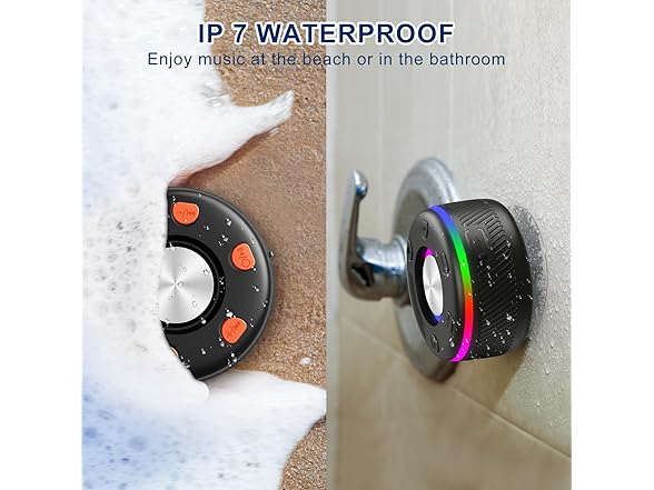 Dbasne 5.4 Bluetooth Shower Speaker