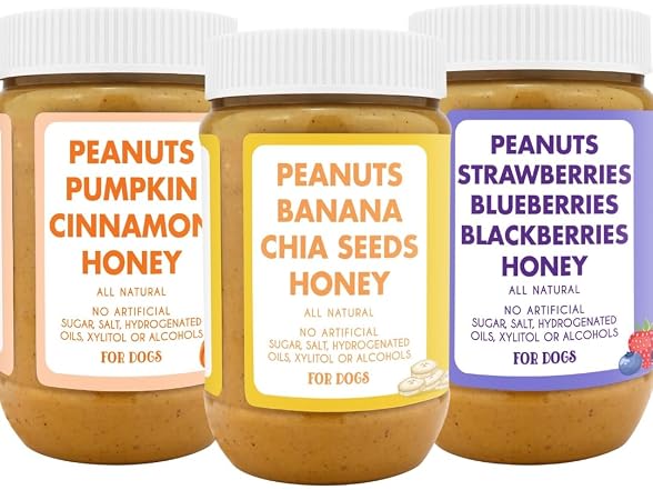 3PK Bark Bistro Company, Dog Variety Peanut Butter