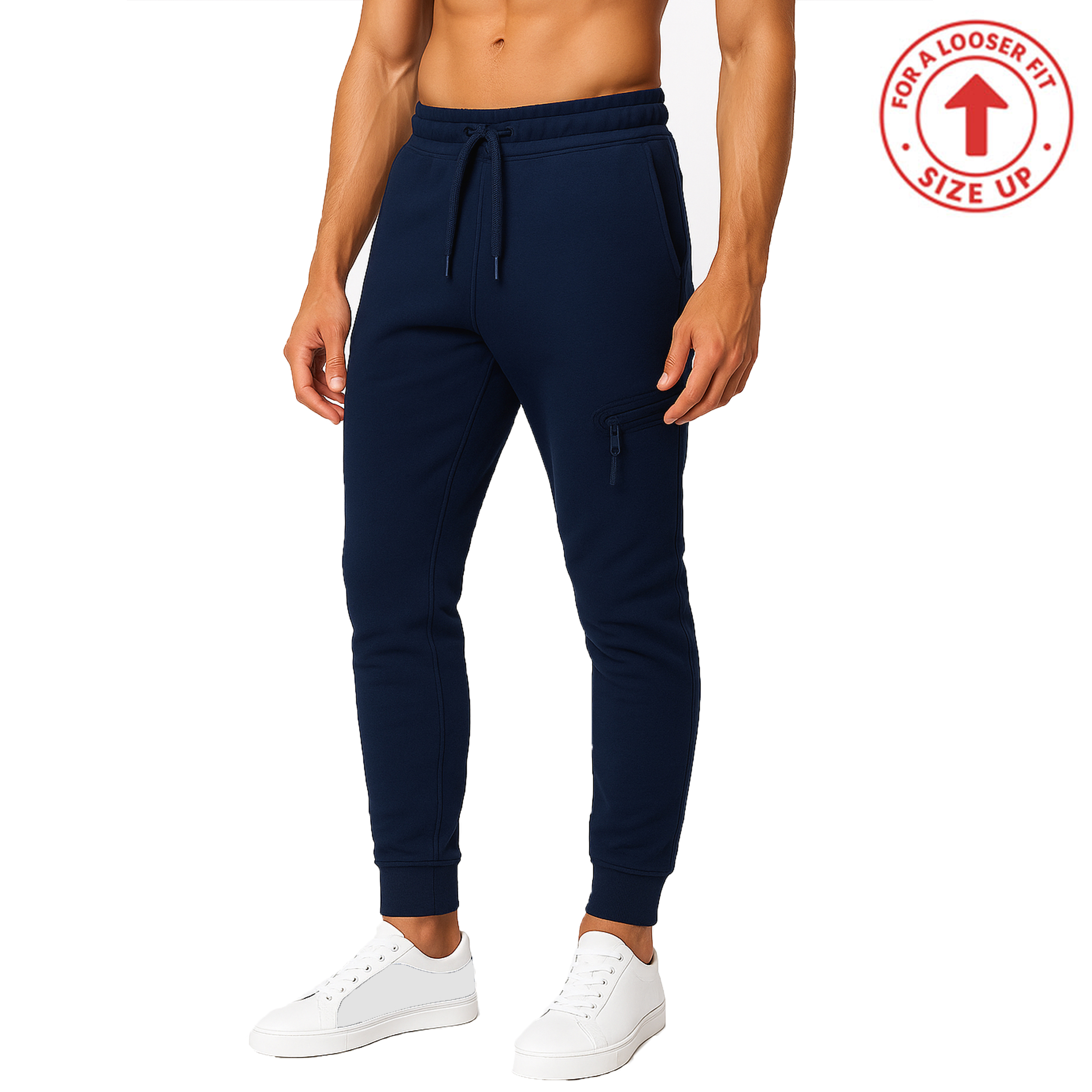 3Pk Asst Mens Tech Fleece Jogger Pants - Gallery 22