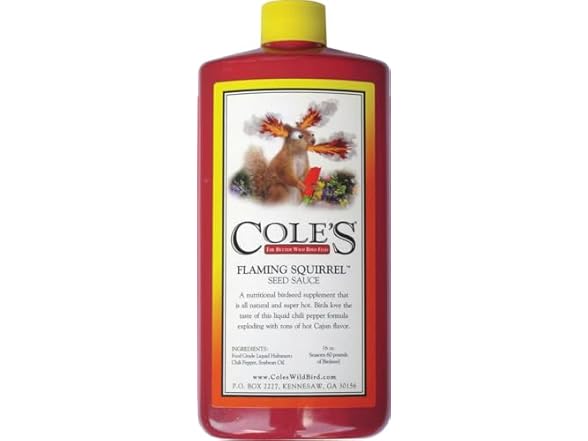 Cole's FS16 Flaming Squirrel Seed Sauce, 16-Oz