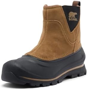 SOREL Men's Buxton Pull On Waterproof Boot - Delta, Black - 9
