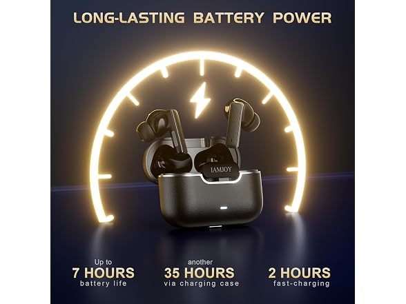 IAMJOY Gaming Earbuds ANC 2.4GHz & BT