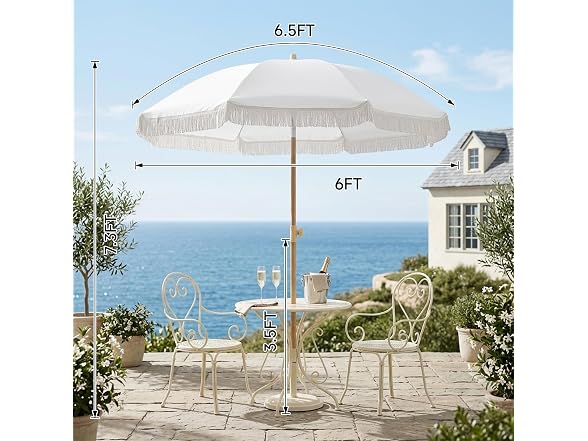Aohanoi Outdoor Umbrella White