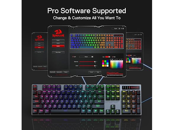 Redragon K556 PRO Wireless RGB Gaming Keyboard