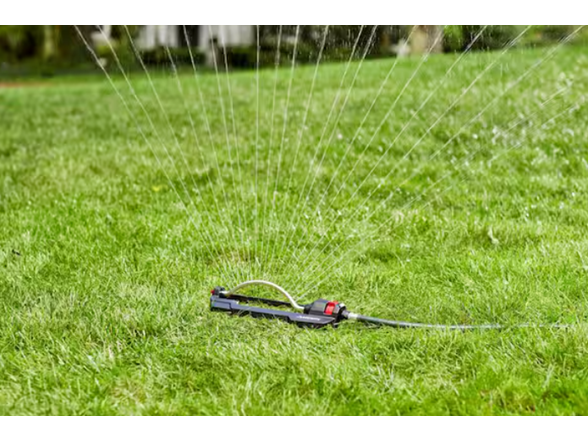 Husky 4000 sq. ft. Poly Base Oscillating Sprinkler