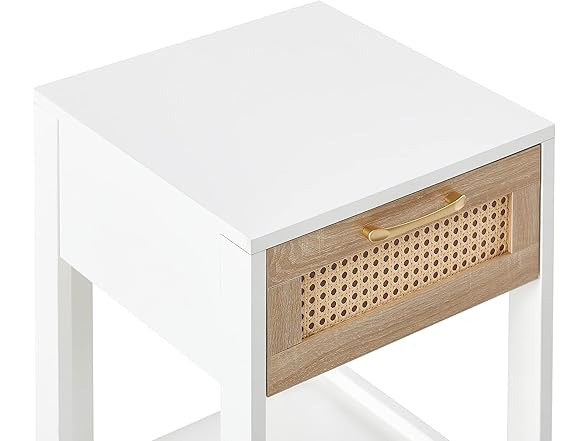 LKJYBG 15.75" Rattan Night Stands with D