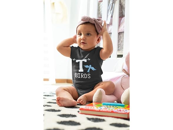 Pop Threads (18 MOS) Retro T Birds Gang Bodysuit