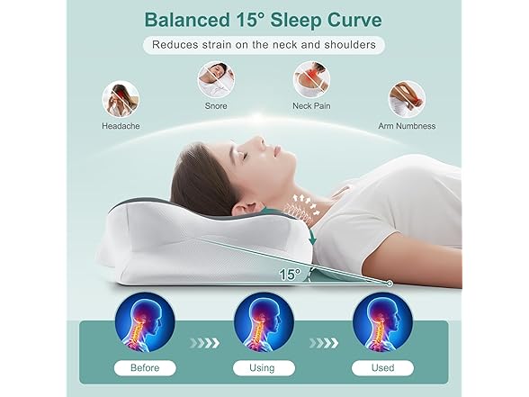 DONAMA Cervical Neck Pillow