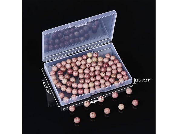 arricraft About 94 Pcs 8mm Natural Stone Beads Rhodonite