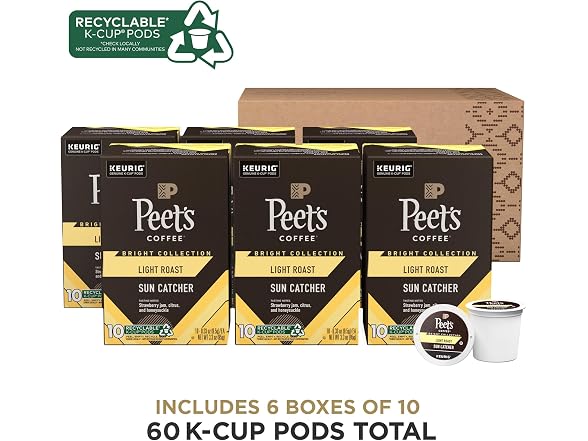 Peet's Coffee Coffee Pods, Light Roast