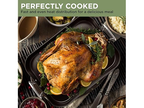 Ecolution Nonstick Roasting Pan with Rack