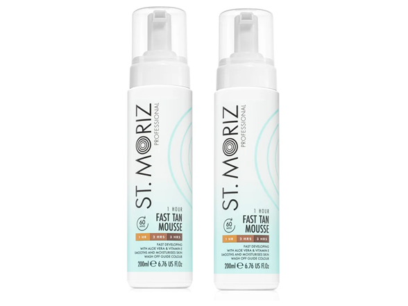 St. Moriz 2Pk Fast Tanning Mousse