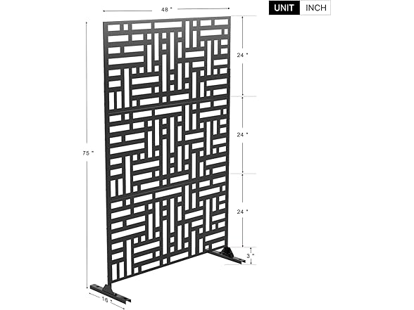 Elevens Block Patio Privacy Screen