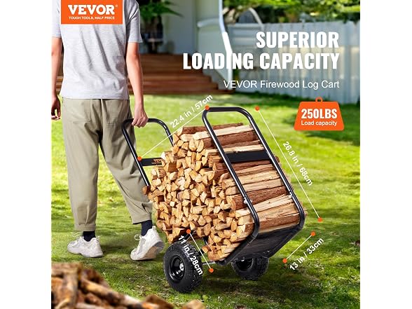 VEVOR Firewood Log Cart