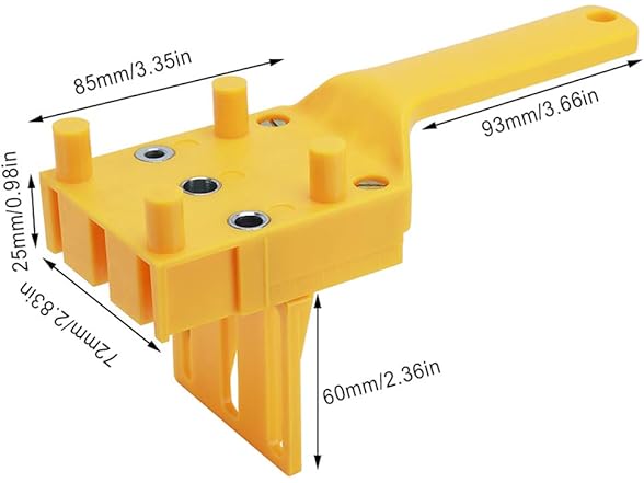 Qiilu AAP-Tool-343 (2 Pack) Dowel Jig