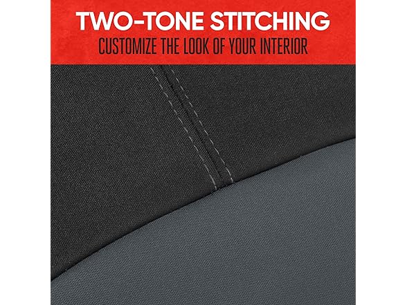 Motor Trend Gray Waterproof Front Seat Covers