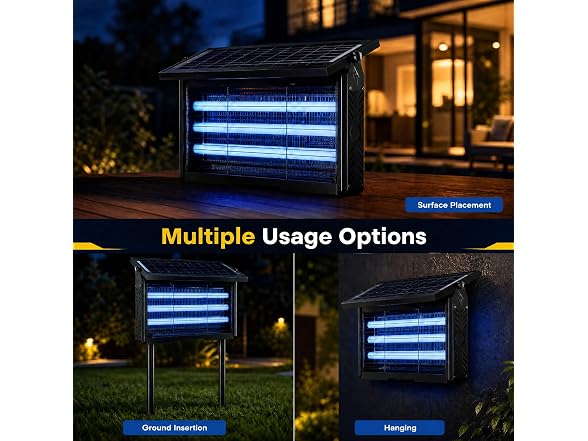 Tryfire 2026 Upgraded Solar Bug Zapper