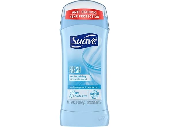 Suave Antiperspirant Deodorant Fresh 2.6oz