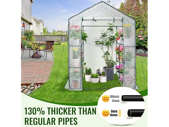 Greengro Greenhouse White