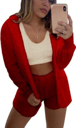 Womens Sherpa Fleece 3 Piece Outfit - Gallery 17