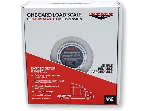 Right Weigh 510-46-RK Tandem Axle
