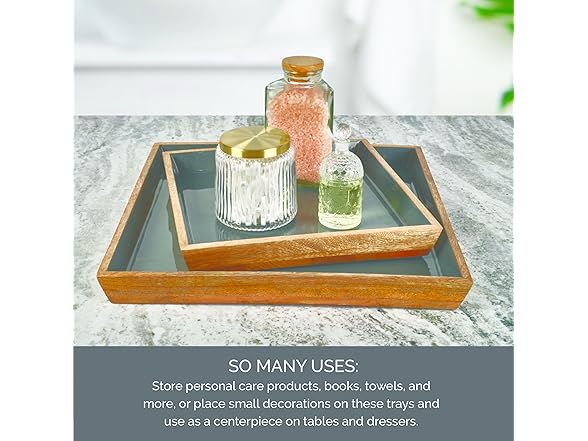 Mikasa Mango Wood Serving Trays 2pc