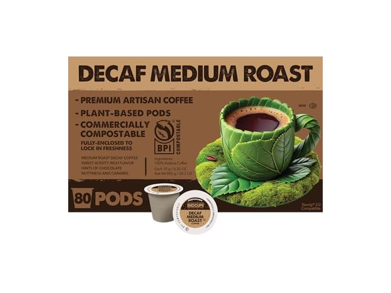 EKOCUPS Ekocups Decaf Medium Roast Coffee Pod