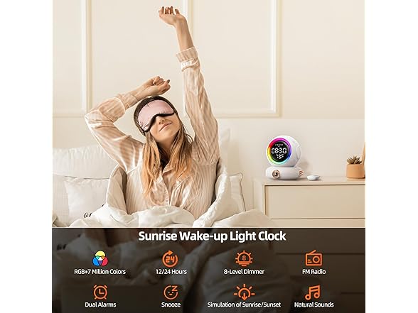 Growiner Sunrise Alarm Clock