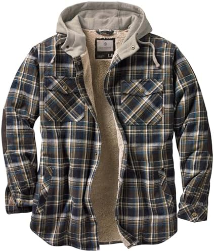 Legendary Whitetails Men Hooded Shirt Jacket - Gallery 14