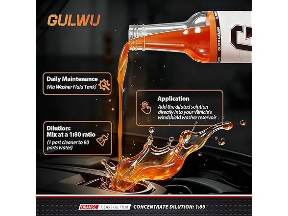 GULWU Windshield Washer Fluid