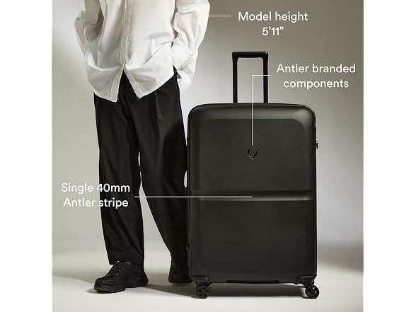 ANTLER Single Stripe 32" Large Hard Shell Luggage