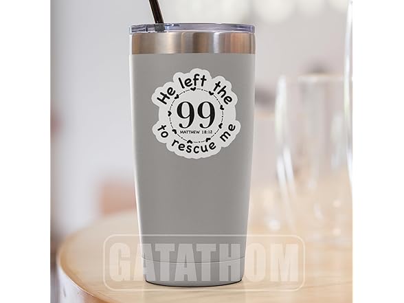 He Left The 99 to Rescue Me Stickers