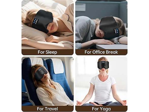 LC-dolida Luxurious Silk Soft Sleep Mask