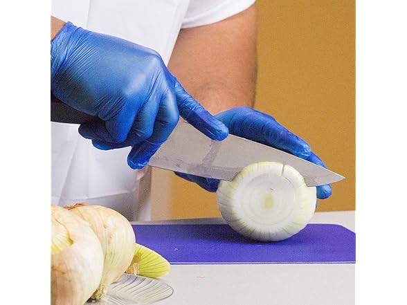 GLOVEWORKS Blue Vinyl Gloves, 1000ct, Large