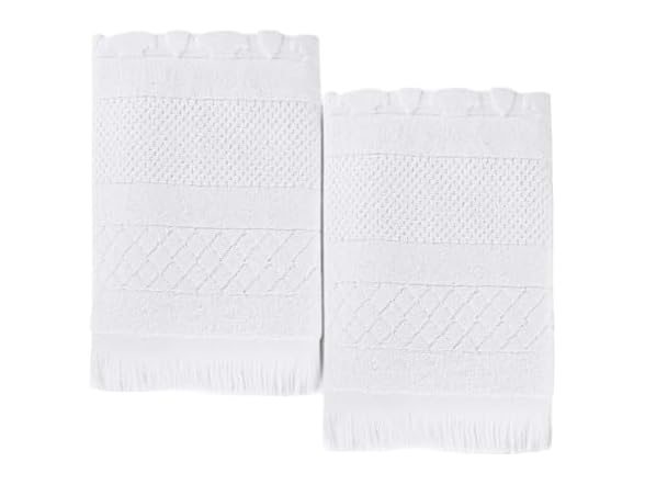 White 2PC Bath Sheet