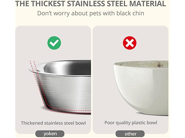 iPower yoken Elevated Dog Bowls