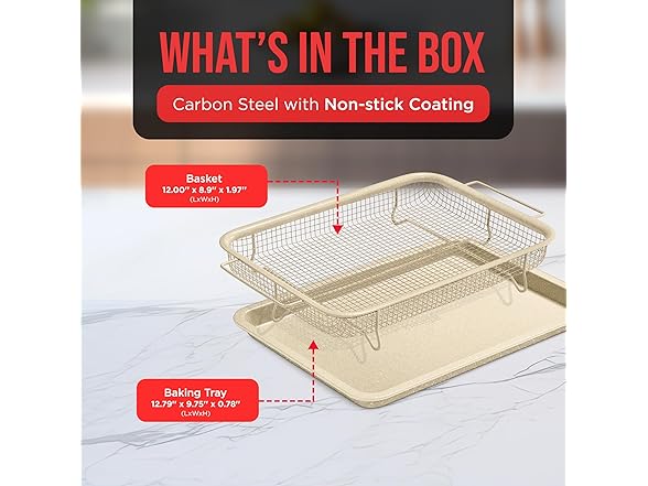Bakken Swiss 2-Piece Crisper Tray Set