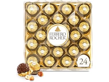 $6.99, Was $13.9569, 49% Off! Ferrero Rocher Hazelnut Choc Box 24ct dealfomo