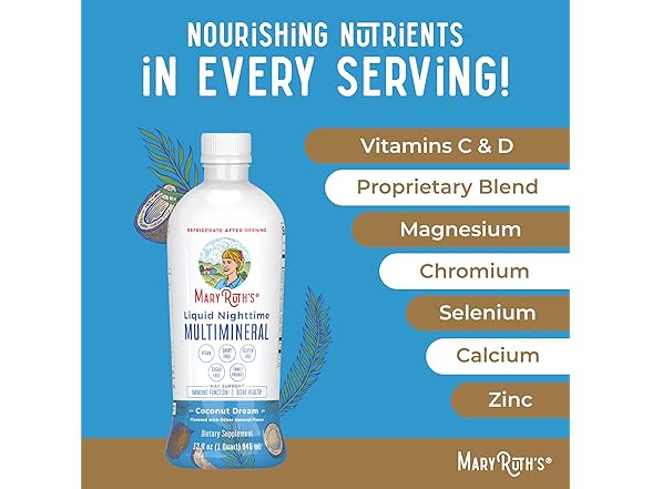 MaryRuth Nighttime Multimineral 32oz
