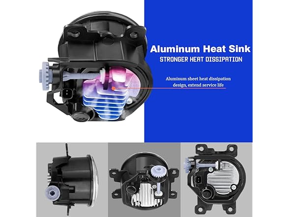 Cawanerl LED Fog Light Mitsubishi