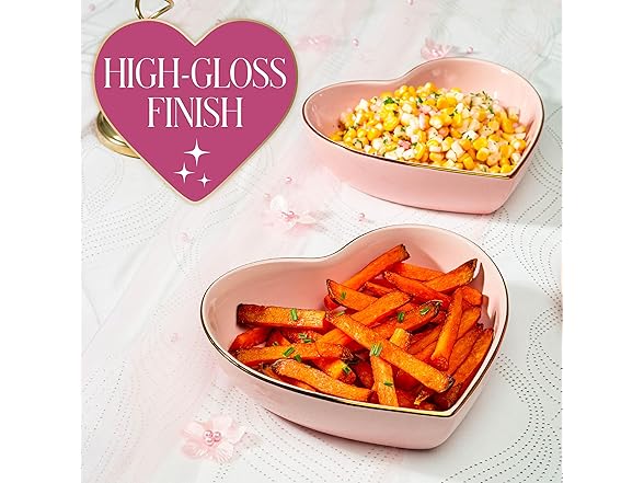 Paris Hilton 2-Piece Heart Dish Set,Pink