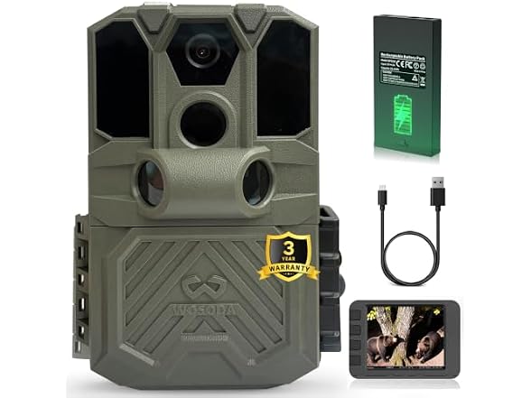 WOSODA Rechargeable Trail Camera