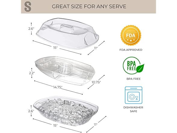 Simply InStyle Appetizer Serving Tray