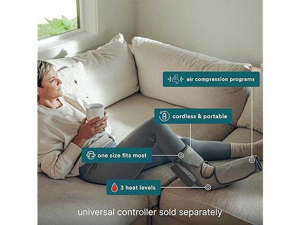 HoMedics Modulair Compression Foot Wrap