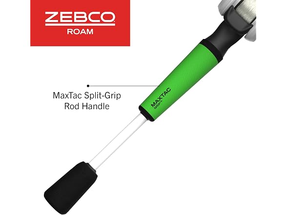 Zebco Roam Baitcast Reel and Fishing Rod Combo