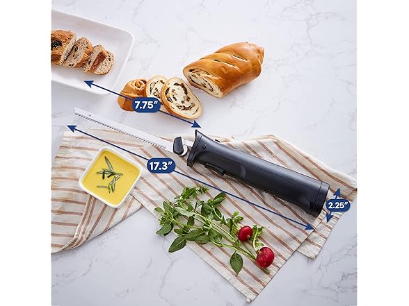 Elite Gourmet EK9810 Cordless Rechargeable Electric Knife