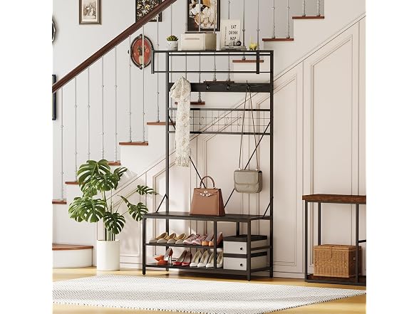 Takywep Freestanding Clothes Rack for