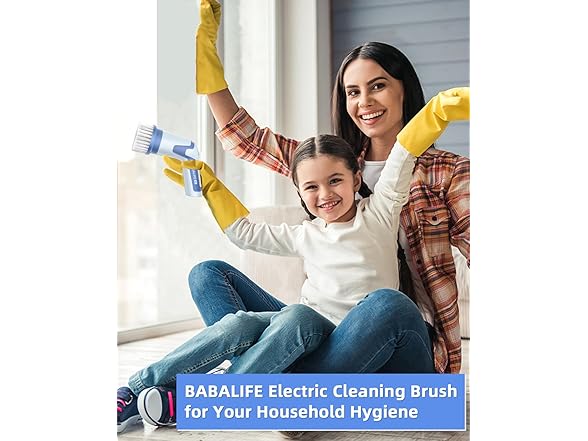 Electric Spin Scrubber w/ 8 Brush Heads